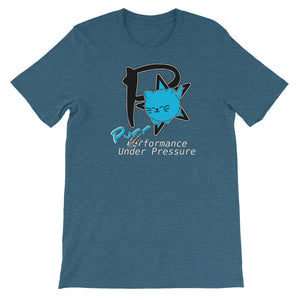 Purrformance Under Pressure - Short-Sleeve Unisex T-Shirt --- "Animal Rescue Fundraiser"