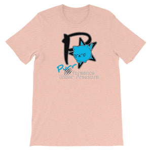 Purrformance Under Pressure - Short-Sleeve Unisex T-Shirt --- "Animal Rescue Fundraiser"