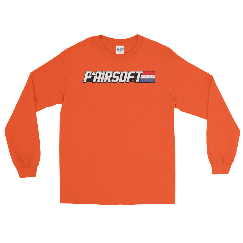 P* Airsoft RETRO logo  Men’s Long Sleeve Shirt