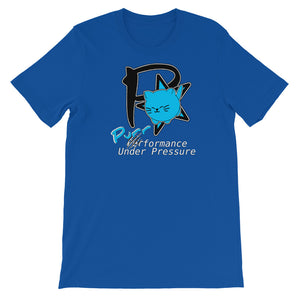 Purrformance Under Pressure - Short-Sleeve Unisex T-Shirt --- "Animal Rescue Fundraiser"