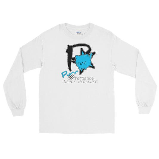 Purrformance Under Pressure - Men’s Long Sleeve Shirt - "Animal Rescue Fundraiser"