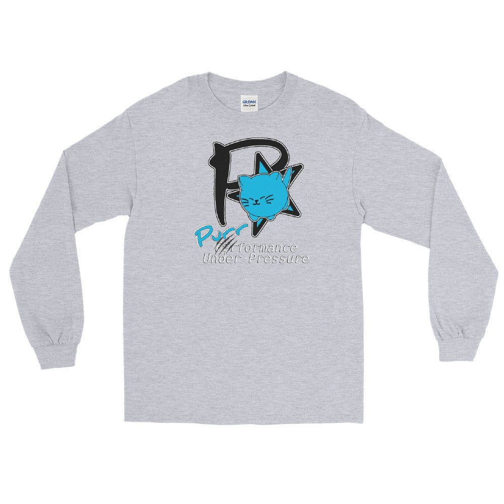 Purrformance Under Pressure - Men’s Long Sleeve Shirt - "Animal Rescue Fundraiser"