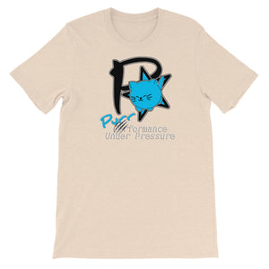 Purrformance Under Pressure - Short-Sleeve Unisex T-Shirt --- "Animal Rescue Fundraiser"