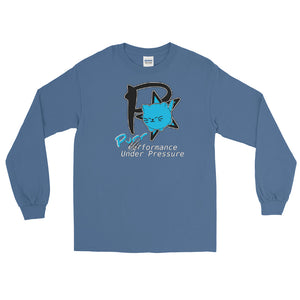 Purrformance Under Pressure - Men’s Long Sleeve Shirt - "Animal Rescue Fundraiser"