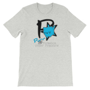 Purrformance Under Pressure - Short-Sleeve Unisex T-Shirt --- "Animal Rescue Fundraiser"