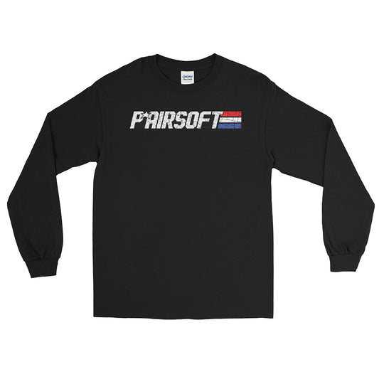 P* Airsoft RETRO logo  Men’s Long Sleeve Shirt