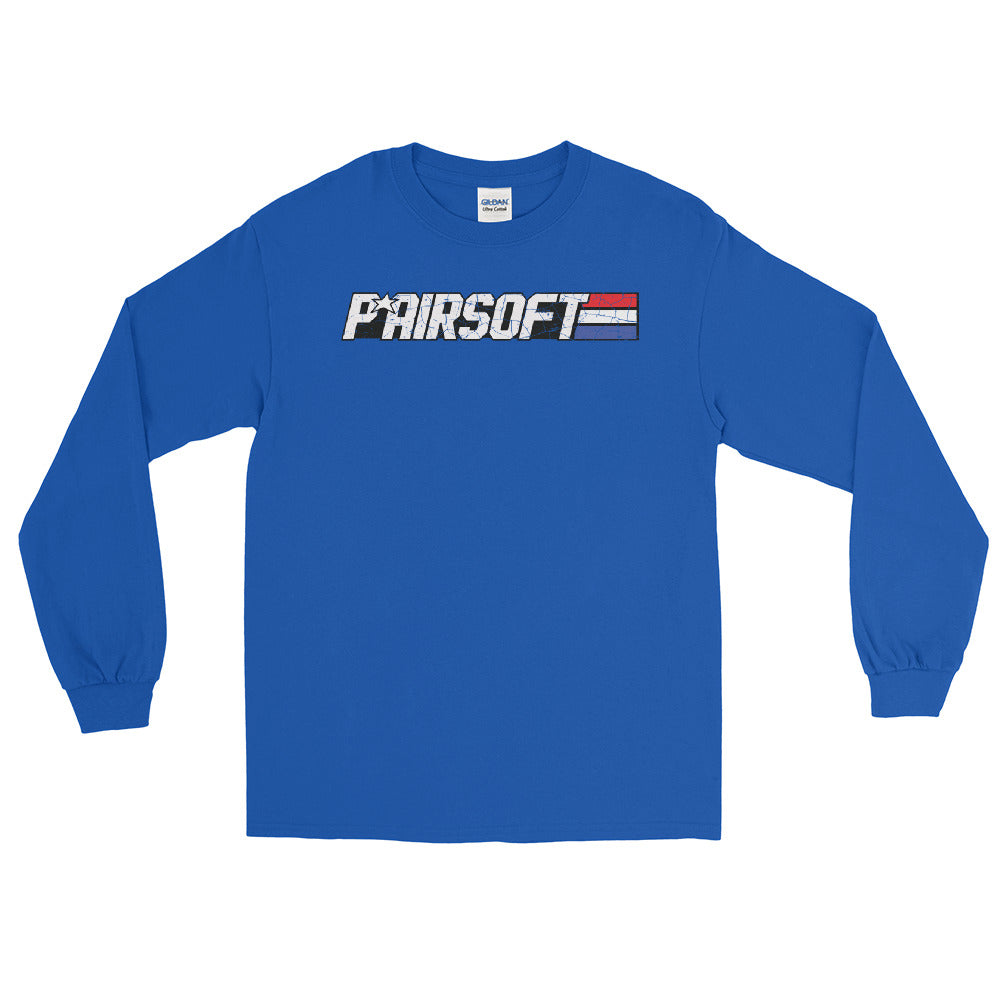 P* Airsoft RETRO logo  Men’s Long Sleeve Shirt